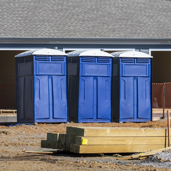 do you offer hand sanitizer dispensers inside the porta potties in Amesti